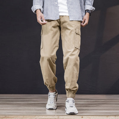Pantalones Cargo Camuflaje Hombre Estilo Coreano Tendencia 2024 - Image 3