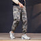 Pantalones Cargo Camuflaje Hombre Estilo Coreano Tendencia 2024