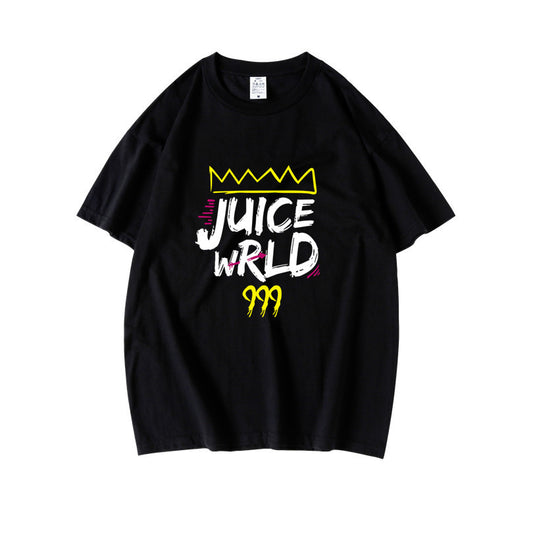 Playera Casual Estampada de Manga Corta Unisex