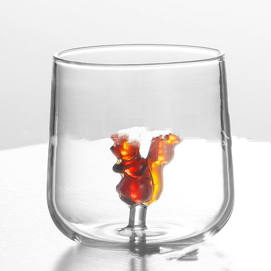 Vaso de Vidrio 3D con Diseño de Animales Adorables - Image 2
