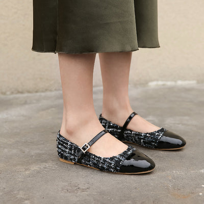 Zapatos Planos Oversized Mujer Otoño - Estilo Hada con Punta Cuadrada y Hebilla - Image 4