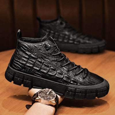 Botas Martin de Cuero para Hombre con Forro de Terciopelo Cálido - Image 3