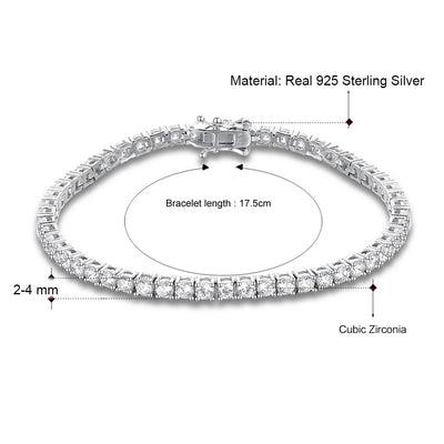 Pulsera de Plata S925 para Mujer - Cadena Ajustable al por Mayor - Image 10