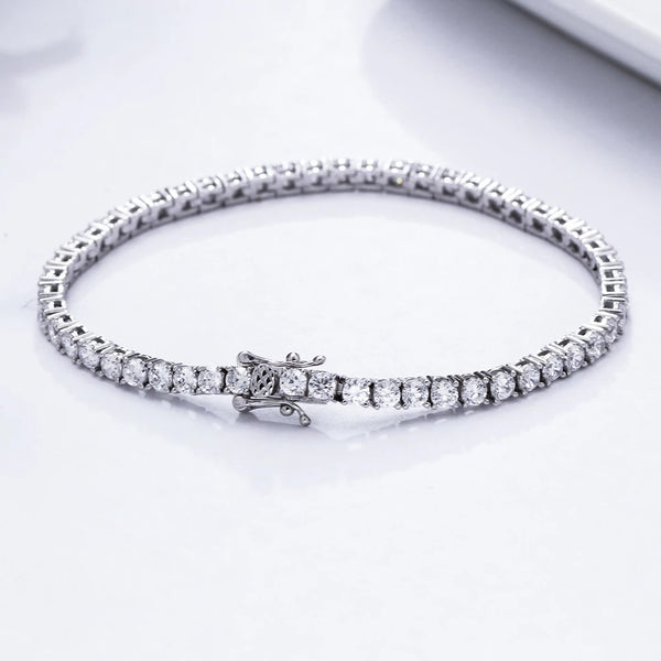 Pulsera de Plata S925 para Mujer - Cadena Ajustable al por Mayor