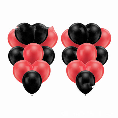 Set de Decoración Temática Pirata Rojo y Negro - Servicio para 8 Personas - Image 8