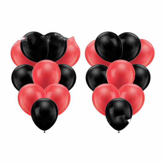 Set de Decoración Temática Pirata Rojo y Negro - Servicio para 8 Personas - Image 8