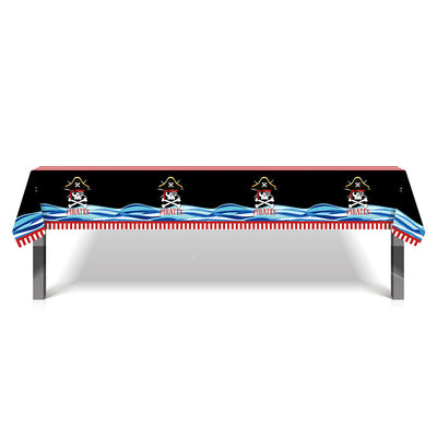 Set de Decoración Temática Pirata Rojo y Negro - Servicio para 8 Personas - Image 9