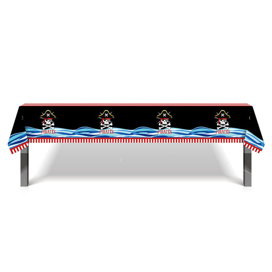 Set de Decoración Temática Pirata Rojo y Negro - Servicio para 8 Personas - Image 9