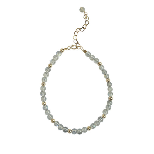 Pulsera de Piedra Lunar Azul Gris con Plata para Mujer - Image 7
