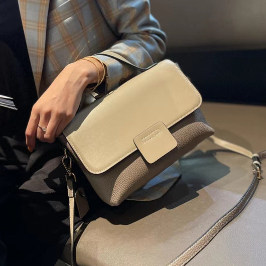 Bolso Mensajero de Cuero Premium - Estilo Moderno de Un Solo Hombro - Image 2