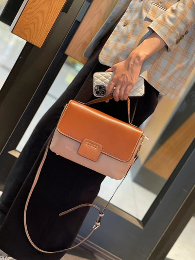 Bolso Mensajero de Cuero Premium - Estilo Moderno de Un Solo Hombro - Image 5