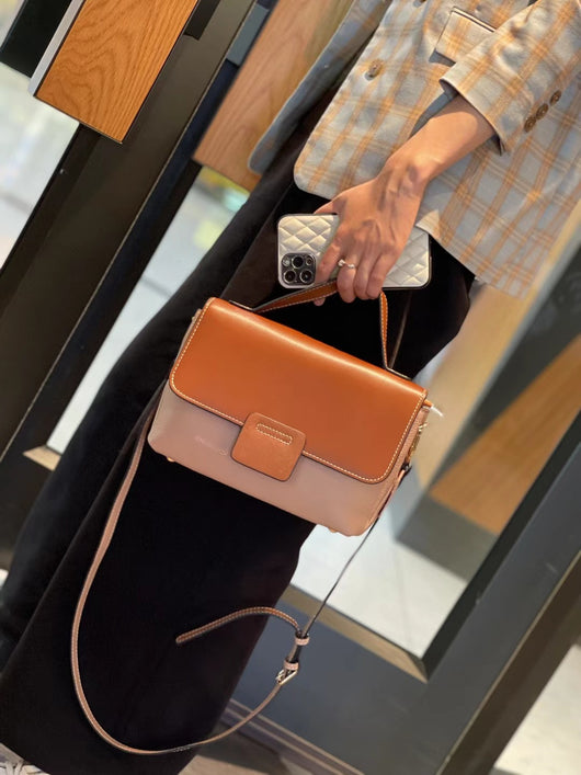 Bolso Mensajero de Cuero Premium - Estilo Moderno de Un Solo Hombro - Image 5