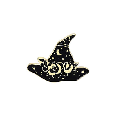 Broche Gato Mágico Negro con Sombrero de Mago - Accesorio Halloween Punk - Image 9