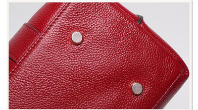 Bolso de Cuero Genuino Estilo Europeo - Bolsa Grande Multiusos para Mujer - Image 15