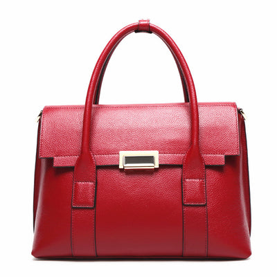 Bolso de Cuero Genuino Estilo Europeo - Bolsa Grande Multiusos para Mujer - Image 18