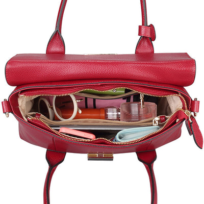 Bolso de Cuero Genuino Estilo Europeo - Bolsa Grande Multiusos para Mujer - Image 8