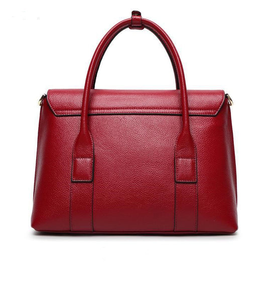 Bolso de Cuero Genuino Estilo Europeo - Bolsa Grande Multiusos para Mujer - Image 5