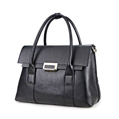 Bolso de Cuero Genuino Estilo Europeo - Bolsa Grande Multiusos para Mujer - Image 3
