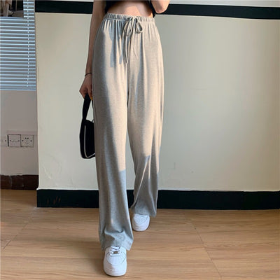 Pantalones de Cintura Alta con Cordón Ajustable para Limpieza - Image 4
