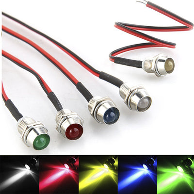 Diodo LED 5MM 5-12V con Cable - Bombilla de Luz Emisora - Image 11