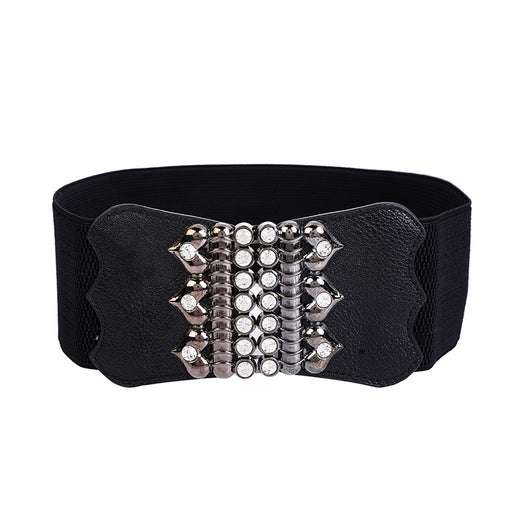 Vestido Sudadera Acolchado con Cinturón Elástico y Cuello Alto para Mujer