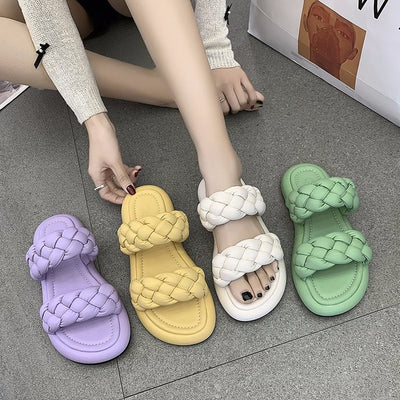 Sandalias Planas de Espuma Acolchada - Comodidad Viral - Image 11
