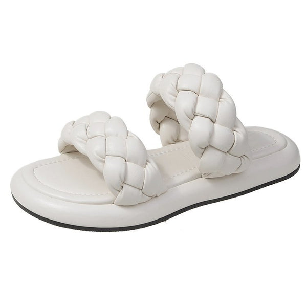 Sandalias Planas de Espuma Acolchada - Comodidad Viral