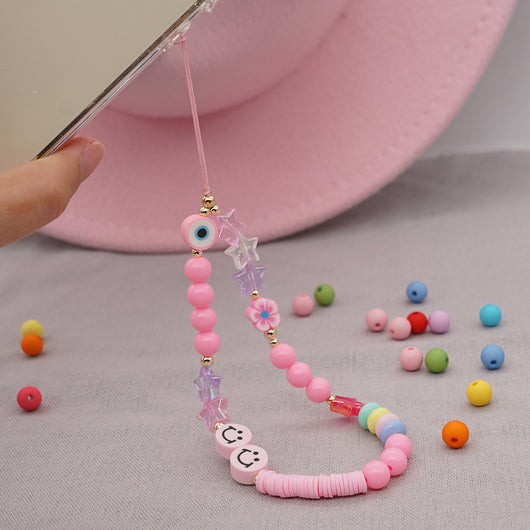 Cadena para Celular con Colgante de Cerámica Suave y Estrella de Cinco Puntas - Image 6