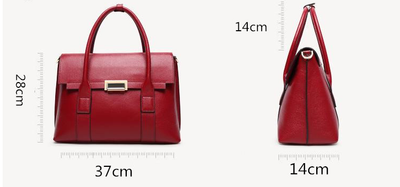 Bolso de Cuero Genuino Estilo Europeo - Bolsa Grande Multiusos para Mujer - Image 6