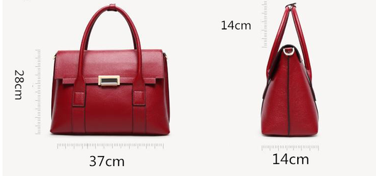 Bolso de Cuero Genuino Estilo Europeo - Bolsa Grande Multiusos para Mujer - Image 6