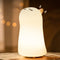 Lámpara LED Silicona Táctil Multicolor con Carga USB - Luz Nocturna Protege Vista