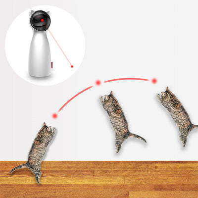 Juguete Interactivo Automático para Gatos con Láser LED Inteligente - Image 4