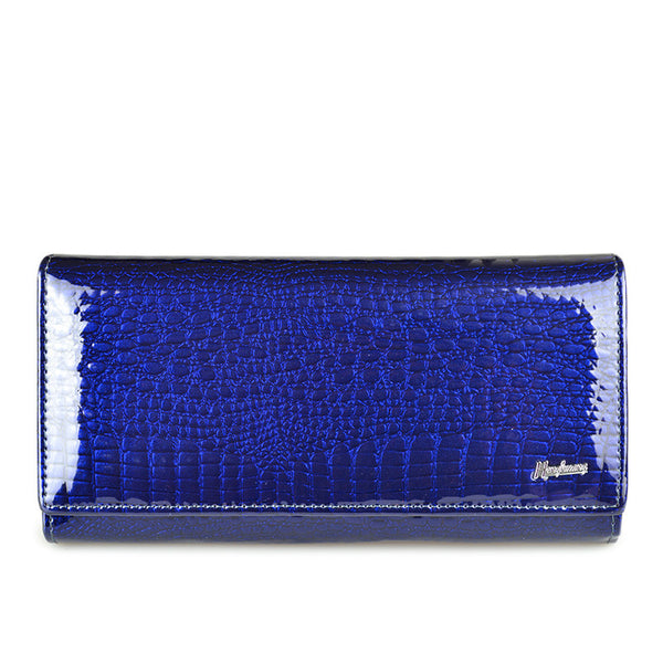 Monedero y Bolsa de Cuero Charol para Mujer