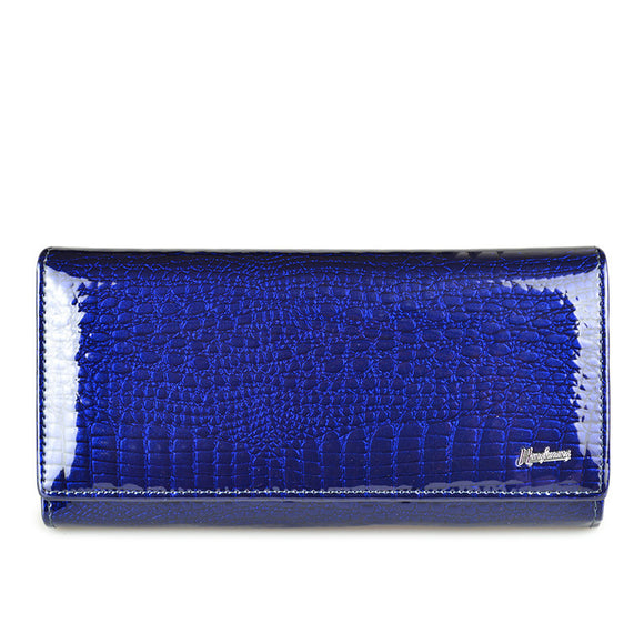 Monedero y Bolsa de Cuero Charol para Mujer