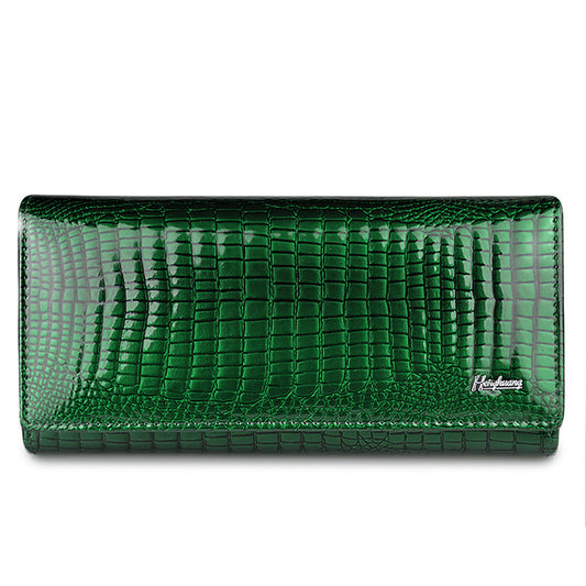 Monedero y Bolsa de Cuero Charol para Mujer