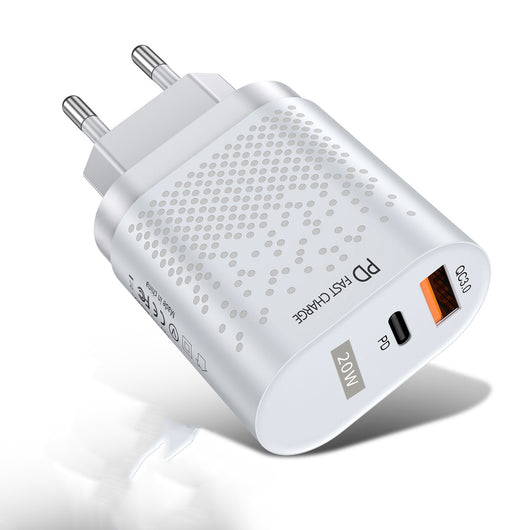 Cargador Dual Puerto 20W QC3.0 PD - Carga Rápida Estándar US - Image 3