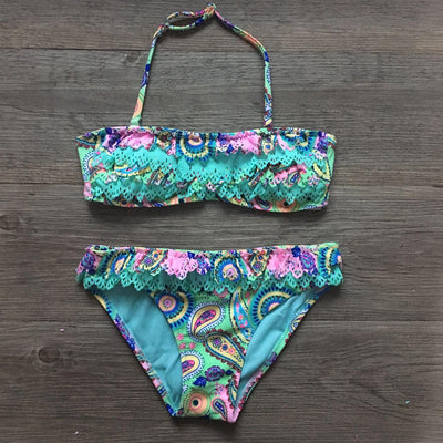 Bikini Infantil con Volantes Multicapa para Niñas - Image 7