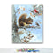 Pintura Digital y Coloreo DIY - Ardilla Comiendo Piñas en el Árbol, Lienzo Acrílico Clásico