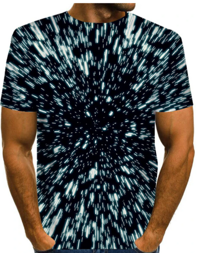Playera Deportiva Transpirable con Diseño 3D Lightning para Hombre - Image 8
