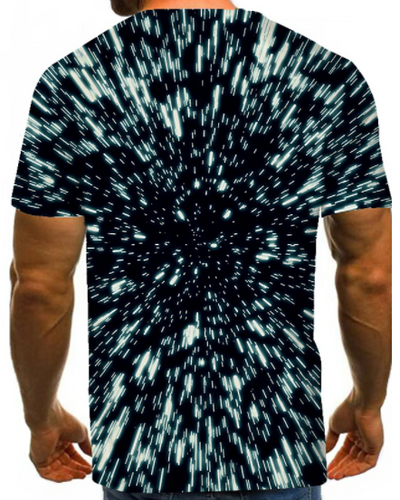 Playera Deportiva Transpirable con Diseño 3D Lightning para Hombre - Image 9