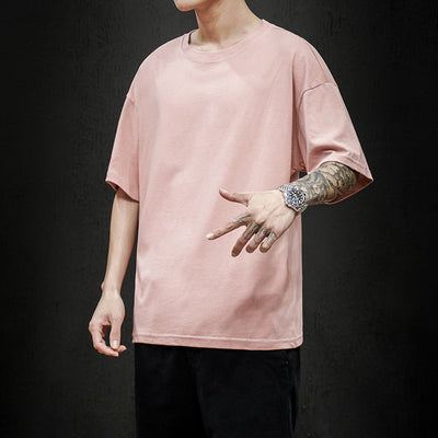 Camiseta Básica de Verano para Hombre - Corte Holgado y Transpirable - Image 18