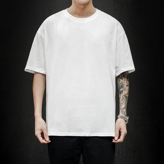 Camiseta Básica de Verano para Hombre - Corte Holgado y Transpirable