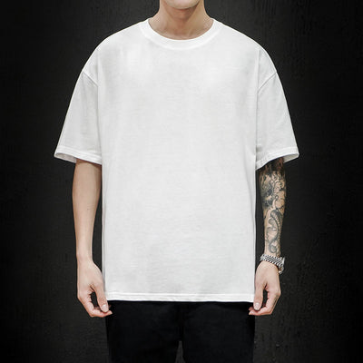 Camiseta Básica de Verano para Hombre - Corte Holgado y Transpirable