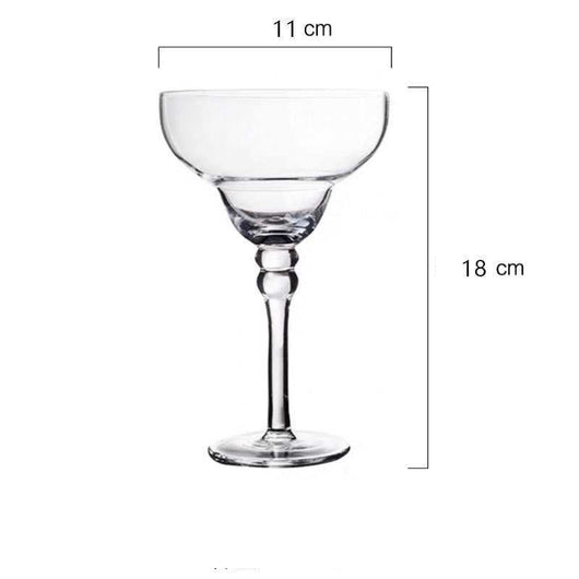 Copa Margarita de Cristal Pintada a Mano - Diseño Triangular Artístico - Image 9