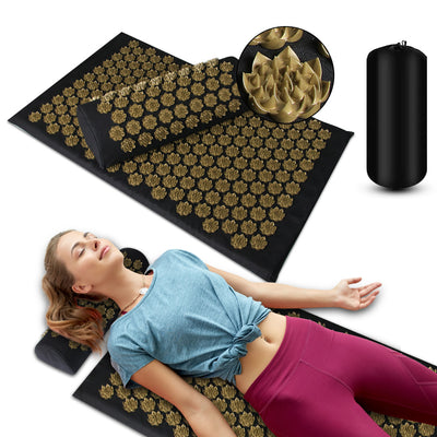 Tapete de Acupresión con Almohada - Masajeador de Espalda y Cuello Kuznetsov