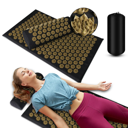 Tapete de Acupresión con Almohada - Masajeador de Espalda y Cuello Kuznetsov