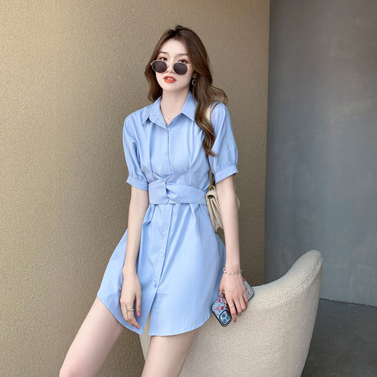 Conjunto de Verano Retro Francés: Blusa y Shorts para Mujer - Image 9