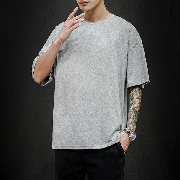 Camiseta Básica de Verano para Hombre - Ajuste Holgado y Transpirable - Image 3