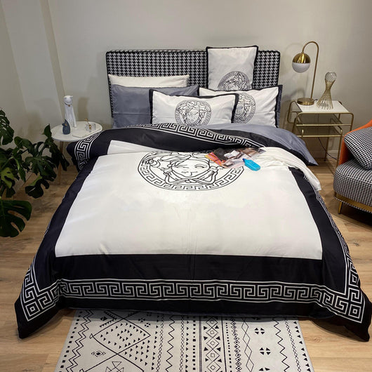 Juego de Sábanas de Seda Tencel Modal 1.8m - Funda Nórdica Fresca para Verano - Image 4