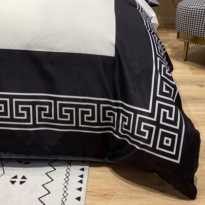 Juego de Sábanas de Seda Tencel Modal 1.8m - Funda Nórdica Fresca para Verano - Image 3